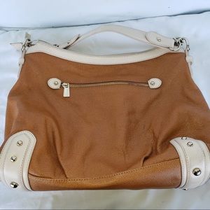 🌸 Guess Mariano Tan Gold Go-To Shoulder Bag